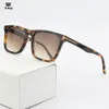 Vintage 2021 Zonnebrillen voor mannen TF832 Designer Women Square Fashion Driving Goggles Sun Glazen UV400 210D