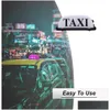 Luci decorative Light taxi Pink Taxi per auto a batteria ricaricabile USB LED A impermeabile LED con mobili di consegna a goccia di base sigillata M DH8PX