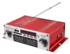 Wzmacniacz Kentiger HY602 z zasilaczem 12V5A+kabel audio+wzmacniacz sterowania IR Mini przenośny Wyświetlacz LED USB SD FM Player AMP