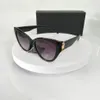 Occhiali da sole per gatti per donna protezione UV UV oversize di occhiali quadrati designer vintage vetri da sole 2383