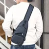 Sacs de taille mâle épaule USB charge des hommes crossbody