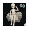 Bonecas 16 bonecas BJD com maquiagem de 30 cm de corpo mecânico abriu cabeça DIY garotas meninas de brinquedo Pleget White Skin 240304 Drop Breking Toys GI DH1HF