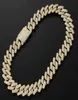 Chunky Gold Man Link Iced Out CZ Miami Cuban Jewelry Jielts de la chaîne de 20 mm Collier183I4345304