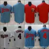 Baseball jerseys joggen kledingtrui Twins 4WXW Correa, Twin City Jersey, Fan Elite Edition