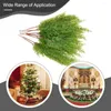 Dekorative Blüten lebensee künstliche Kiefer Zypressenblätter Zweig für Haus- und Bürodekor lebendige auffällige 10 Zweige Set Set