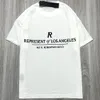 Drucken T -Shirts Männer Frauen 1: 1 Hochwertige Sommerstil Top -T -Shirts Schwarze weiße echte Fotos