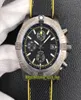 Top Version Super Avenger II 45mm Avenger Bandit A1337111 ETA 7750 Automatisk kronograf Titanium Case Mens Watch Sapphire Designe9823918