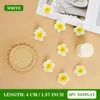 Dekorative Blumen 10pcs Plumeria Hawaiian PE Foam Frangipani Künstliche Blume Kopfschmuck Ei Hochzeit Dekor Party Mariage Supplies