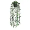 Decoratieve bloemen kunstmatige groene hangende wijnstok pottenplant 11plastisch rattan00 in/outdoor plank decor met pot thuiswanddecoratie