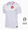 2024 25 Danmark Soccer Jerseys Eriksen Home Red Away White 24 25 Hojbjerg Christensen Skov Olsen Braithwaite Dolberg Football Shirts Top Uniforms
