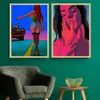 Tapetka obrazek Wast Art Malowanie romantyczne abstrakcyjne seksowne nagie nago plakat ciała