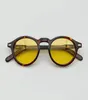 Sonnenbrille Nachtsicht Brille Brille Mann Johnny Depp Frau Blau gelber Lemtosh Vintage Acetate Runde Fahrer Shade8532333