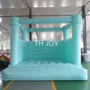 3x3m gratis levering buitenactiviteiten 13x13ft 4x4m Pastel Bouncy Castle Commercial White Wedding Jumper House voor jubileumfeestje