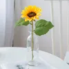 Decorative Flowers 5Pcs Of Artificial Silk Sunflowers Family Room Vases Christmas Wedding Decorations Gardens Bonsai Accessories Scrapbook