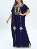 Robe traditionnelle africaine en coton Dashiki de grande taille Abaya pour femmes Caftan Caftan ample à manches courtes couvrir 240426