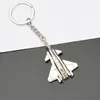 Keychains Aeroflot Keychain 3D Battlepllan Model Mode Men Men Metal Airplane for Aviation Antffione ou Pilot Gift