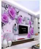 Wallpaper murale 3D personalizzato PO Wall Paper PETROPE PETRO ROSE PETURA FILILI THREEDIMENSIONALI Squadra divano TV 3D Sfondo W7497042