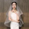 Bridal Veils 2021 White Wedding Accessory w sprzedaży 328V