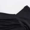 Robes décontractées de base 2024ZAR * Printemps / été à chaud vendant un nouveau design de vêtements pour femmes se sent incliné à la jupe longue nylon asymétrique en nylon Q240430