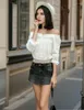 Kobiety szorty amerykańskie retro letnie dżinsowe spódnice dla kobiet 2024 High talia Streetwear Slim Mini dżinsy krótkie spodnie