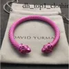 David Yurma Armband 2024 Designer Armband Dy Luxury Twisted Pearl Head Women Fashion Versatile Twist Armband smycken Bröllopspresent 5mm David Yurma Jewelry 254