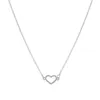 Ketten Legierung Herz Halskette Gold plattiert Anhänger Schmuck Geschenk für Frauen Halsketten Mädchen Schöne Regalos Para Mujer