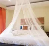 Universal White Dome Mosquito Mesh Net Einfach Installation Hanging Bett Baldachin Netz für Single -to -King -Size -Betten Hängematten Cribs2764607349