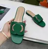 Designer Sandaler Kvinnor Slästa Slide Sandal Women Cut Out Leather Slippe Flat Slides Girls Fashion Hollow Out Rubber Sandal Summer Beach Flip Flops