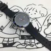 Designer Watch Reloj Watches AAA Mechanical Watch Laojia Black Face Blue Glue Water Ghost Helautomatisk Mekanisk Watch Mens Watch Qs07 Mens Watch