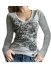 Женские футболки Edhomenn Gothic Vintage Tops для женщин модный принцип с длинным рукавом Slim Fit футболки Y2K Grunge Streetwear