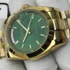 Designer Watch Reloj montre AAA MECHECANICAL WATCH lao Jia Lot Light Gold Green Night Light Double Li Steel entièrement automatique Watch Machine RZ11 Machine Watch