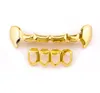 Hele hiphop tanden grillz set top bodem tandheelkundige grill sieraden Halloween -geschenken bling custom tand cap body sieraden Amerikaans 9239693