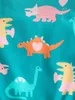 Zomer 15 jaar Little Girl Princess Dress kleding Kleding Baby Mouwloze dinosaurusprint Mesh For Kids Party 240416