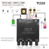 Amplificateur TPA3116D2 BLUETOOTH 5.0 2.1 Power Audio Stéréo SubwooFer Amplificateur Board 50WX2 + 100W Treble Bass Remarque Amping TC TQ21