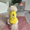 Pet d'été Nouveau ventre d'imprimé astronaute mignon chat / chien Small Pomeranian Teddy confortable Vêtements Top polyvalent
