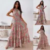 Abiti casual di base estate New Womens Fashion Sexy Floral Dressing Dress Gonna Boho T240505