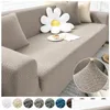 Stuhl Deckt abdecken Leorate Polar Fleece Dicke elastische Sofa er Slipper Sesselschutz 1/2/3/4 Sitzer Ecke Couch für Living r Homefavor Dhmra