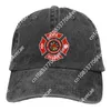 Ball Caps pure couleur papa chapeaux logo chapeau féminin Visor Sun Visor Baseball Fireman Fire Rescue Paped Cap