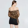 Sciarpe stampa leopardo donne in cotone lino di cotone scialle di scialle sciarpa leggera comoda morbida traspirante minimalista