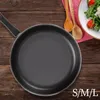 Pans 3Pcs Nonstick Frying Pan Skillet Portable For Stovetop Sauce With Heat Resistant Handle Heating Saute Fry