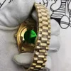 Designer Watch Reloj montre AAA MECHECANICAL WATCH lao Jia Lot Light Gold Green Night Light Double Li Steel entièrement automatique Watch Machine RZ11 Machine Watch