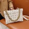 Bolsas de noite Luxo feminino Nicho de nicho exclusivo tecido de ombro de ombro compra de viagens de moda de moda crossbod