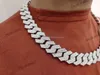 Collier pour femmes de 16 mm Collier pour femmes Style Hip Hop Sterling Silver Cuban Link Chain pour disponible au prix de gros de l'Inde