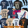 2023 2024 MBAPPE HAKIMIプレーヤー30 10 10サッカージャージービタニャN.メンデス22 23 24 Maillots de Verratti Men Kids Kit ShirdユニフォームHomme Enfant Fabian Sanches