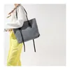 Drawstring Simple Large Capacity Striped Velvet Tote Shoulder Bag Fashion Casual Handbag Solid Color Winter Commuting