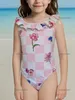2024 Summer Girls Brand One-Pieces Bikini traje de traje de baño