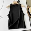 Tanks pour femmes femmes 2024 Fashion d'été Melanin Net Sans manchette chic Pullover en forme de base de base