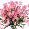 Dekorative Blumen 4bundles künstliche Blume Faux Herbst Garten Veranda Bauernhaus Home Dekoration Innenscheibe Vase gefälschte Gänseblümchen im Freien