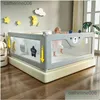 Baby rail pliable protecteur play clôture de clôture de clôture de lit pour enfants côté simple 1,5m1.8m2.0m2.2m anti-chute anti-chute