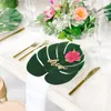 Decorative Flowers Artificial Tropical Palm Leaves Leaf Faux With Stems Beach Theme Party Decorations Supplies Table Decor